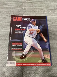 CLEVELAND INDIANS--GAME FACE MAGAZINE----CLIFF LEE COVER---AUGUST 2004 - Foto 1 di 3
