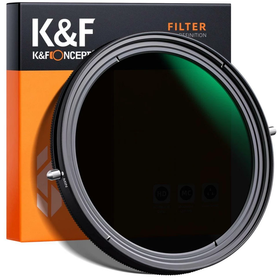 67mm K&F Nano X Circular Polarizer Filter Slim CP-L ND fader NDX2-NDX32 variable - Image 1 of 4