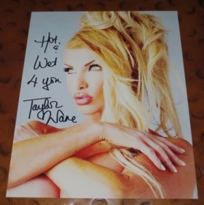 Taylor Wane signed Autogramm Foto Erotik Filmstar 8x10 glänzend AVN HOF - Bild 1 von 1