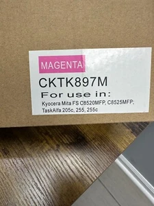Magenta Laser Toner Cartridge-Compatible Kyocera Mita/TASKalfa (New in Open Box) - Picture 1 of 3