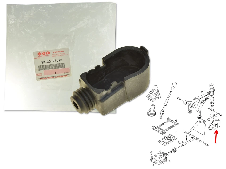 Lever Shifter Boot Cover 28133-76J20 OE for Suzuki Jimny - Image 1 of 1