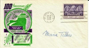 RARE! “Solar Energy Pioneer" Dr Mária Telkes Hand Signed FDC Dated 1948 - Picture 1 of 1
