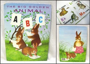Vintage 1975 The Big Golden Animal ABC Children Book - Picture 1 of 6