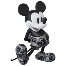 VCD BAPE(R) MICKEY MOUSE MONOTONE Ver. Medicom Toy Disney Figure Japan Limited 