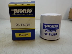 P03387A Pronto Automotive Oil Filter Made In USA P03387A Oil Filter - Picture 1 of 3