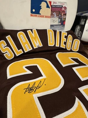 Fernando Tatis Jr Signed Auto San Diego Jersey Slam Diego Padres JSA COA TT89801 - Image 1 of 2