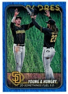 Actualización Topps 2024 Jackson Merrill Tatis lámina azul paralelo 881/999 - Imagen 1 de 1