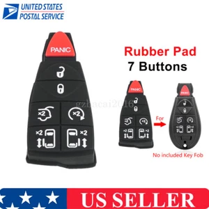 Remote Key Rubber Pad 7 buttons For Chrysler Town & Country 2011 - 2016 IYZ-C01C - Foto 1 di 6