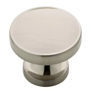 Perilla de gabinete de níquel satinado Phoebe 34 mm - Imagen 1 de 9