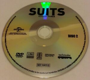 Suits Third Season 3 Three - DVD Disc 2 3 4 Only - Free Shipping