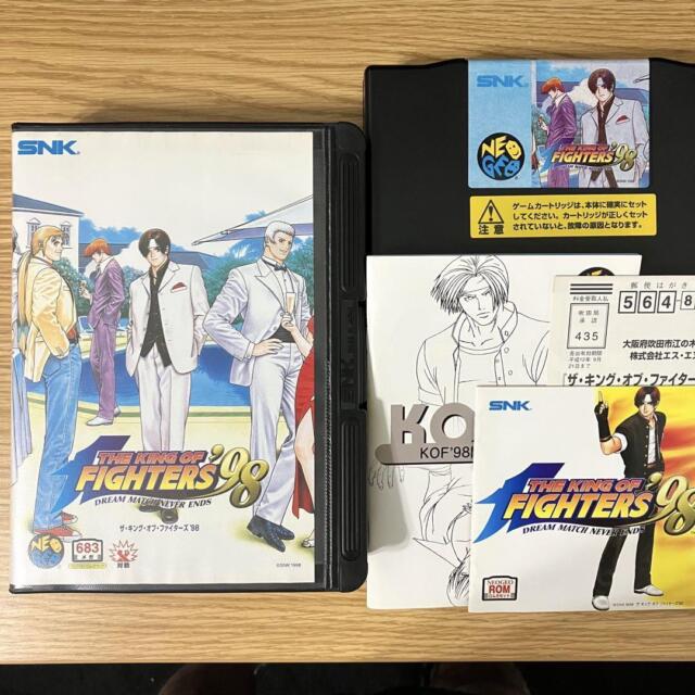 Neo Geo King Fighters 98 SNK Kof Neogeo NG ROM Japan Used Good Condition  Game