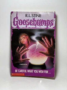 17th Print #12 Be Careful What You Wish For Goosebumps Book R.L. Stine Vintage - Picture 1 of 16