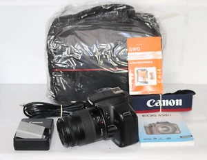Canon EOS 450D Spiegelreflexkamera- super Zustand mit Zubehöhrpaket - Bild 1 von 16
