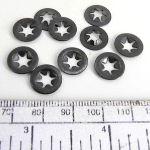 Rondella Starlock per Diametro 4mm - Pacco Di 10 - Picture 1 of 3