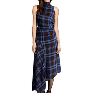 A.L.C. Womens Plaid Halter Dress BHFO 3277 - Picture 1 of 2