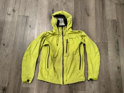 Simms Goretex Jacket Mens Large Paclite Fishing Hooded Wading Waterproof - Image 1 of 4