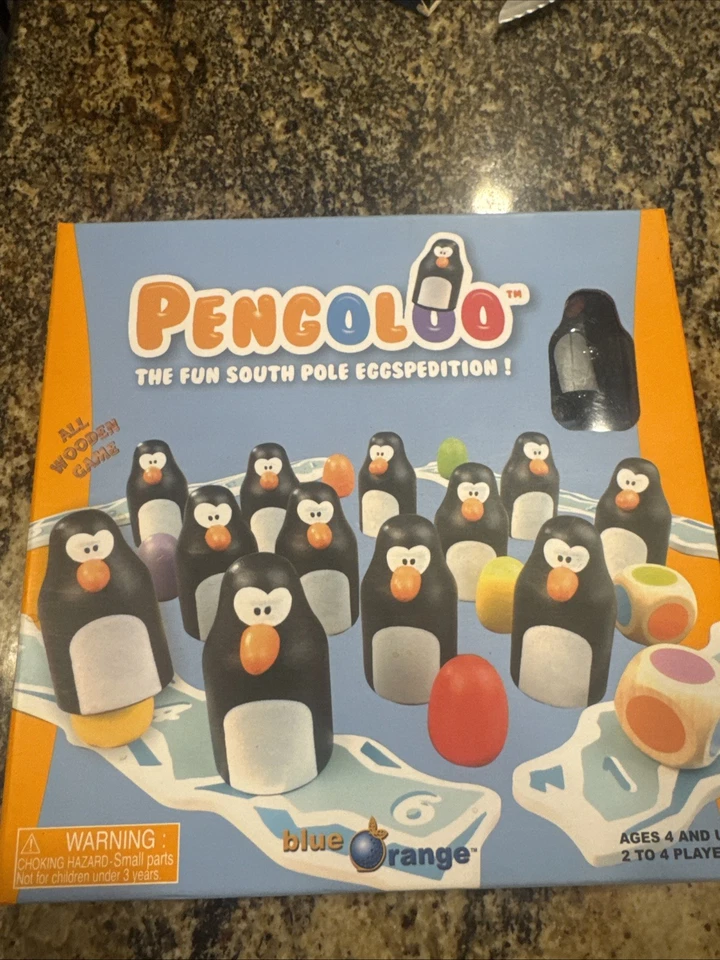 Pengoloo Game Blue Orange Games 2007 Kids Eggs Penguins Wooden COMPLETE - Image 1 of 2