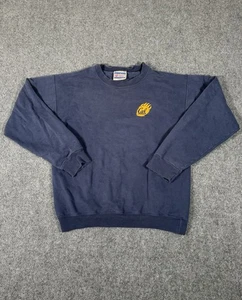 Felpa vintage Cal Berkeley piccola blu manica lunga orsi dorati girocollo - Foto 1 di 15