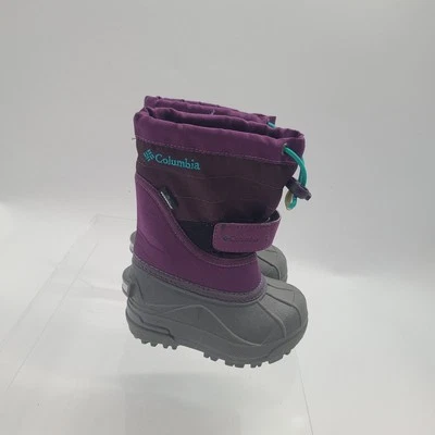Columbia Powderbug Plus II Botas de Nieve Niñas Talla 6 Gris Púrpura BV1302-502 Foto 1 de 4