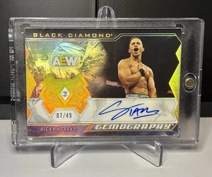 RICKY STARTS 2024 AEW DIAMANTE NEGRO GEMOGRAFÍA AUTOMÁTICO SSP/49 💎 ¡WWE NXT! 🔥 - Imagen 1 de 3