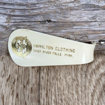 Zapato Ropa Hamilton Vintage Cuerno Ladrón River Falls, MN - Plástico Foto 1 de 4