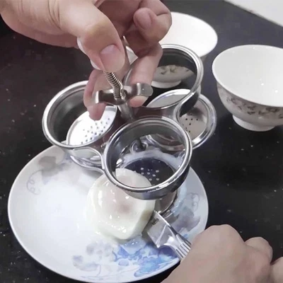 Eierpochierpfanne aus Edelstahl für den Haushalt, Ersatz für - Bild 1 von 4