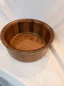Nissen Teak Schale Denmark Richard Nissen MCM Vintage Danish Modern Salatschüssel 12" - Bild 1 von 9