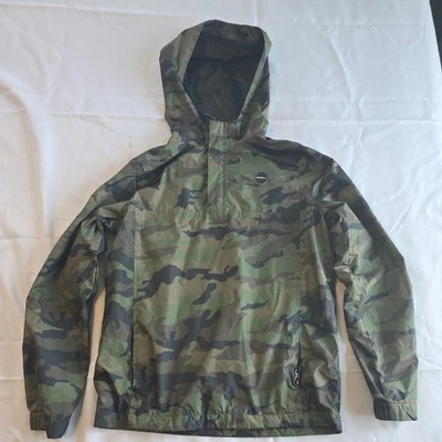 Pulôver jaqueta corta-vento infantil camuflagem O’Neill Nomadic hiperdry tamanho G - Imagem 1 de 2