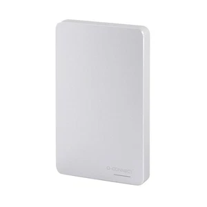 Q-Connect Portable External Hard Drive 2TB with USB Cable Silver KF18084 - Afbeelding 1 van 1