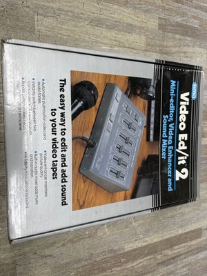 Sima Video Ed/it 2 Mini Editor Video Enhancer and Sound Mixer 1990 NEW OPEN BOX - Image 1 of 4