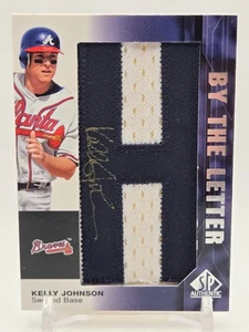 KELLY JOHNSON 2008 SP Authentic By The Letter Auto #'d 70/75 ATLANTA BRAVES - Picture 1 of 2