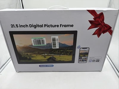 FANGOR 21.5" Large Digital Picture Frame 64GB, WiFi Photo Frame 1920x1080 FHD - Image 1 of 4