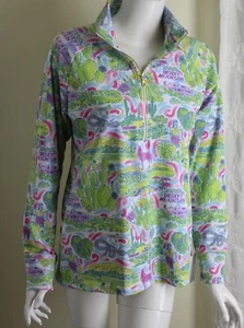 NWT Kaeli Smith Sz M ARIZONA DESERT MOUNTAIN SCOTSDALE Pullover Golf Top Sweater - Picture 1 of 10