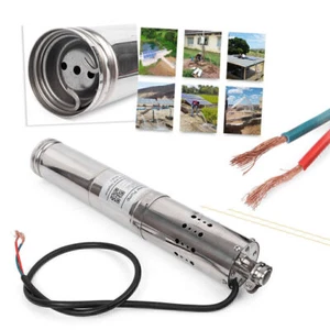 Pompa ad acqua solare 750W 24V 2m³/h DC foro sommergibile nuova - Foto 1 di 11