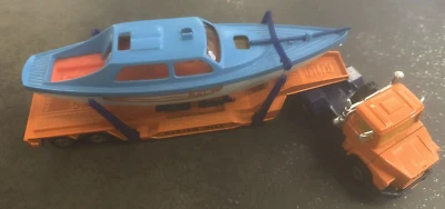 Majorette Scania semi remorque porte voilier "Kerian-Nice", 1/60e - Photo 1/2