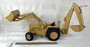 Vintage ERTL Ford 755A Backhoe Loader 1/12 Diecast Metal Tractor Farm Toy - Picture 1 of 16