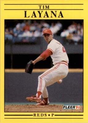 1991 Fleer MLB Tim Layana #69 - Image 1 of 2