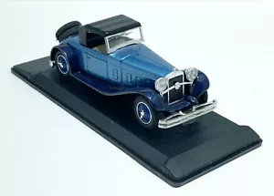 ELIGOR 1039 DELAGE D8 1934 CABRIOLET CAPOTE BLUE MODEL CAR 1:43 SCALE - Picture 1 of 4