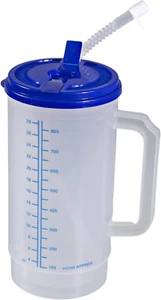 Hospital Carafe Insulated Double-Walled Water Bottle Thermos – 32 Oz Capacity (G - Picture 1 of 6