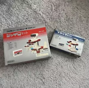 Nintendo NES famicom robot Gyro Set, Block Set unit with manual boxed near mint - Picture 1 of 12
