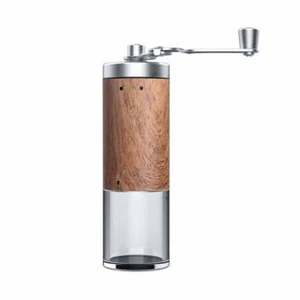 Hand Manual Coffee Bean Grinder Stainless Steel Conical Burr Portable Travel - Picture 1 of 11