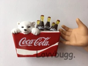 Mini refrigeratore Cokes per ragazza americana 18" accessorio alimentare bambola ADD-ON SPEDIZIONE GRATUITA! - Foto 1 di 3