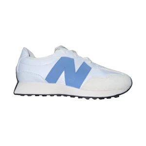 New Balance GS327SW-W 237 JR'S (Wide) White/Blue Laguna Synthetic Lifestyle Schuh - Bild 1 von 5