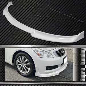 3PCS Front Bumper Spoiler Lip for 2007-2009 Infiniti G35 G37(Painted White) - Picture 1 of 5