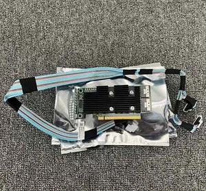 Dell PowerEdge R740xd SSD NVMe PCIe Extender Expansion Card TJCNG w/Cable 4JW8N - Picture 1 of 6