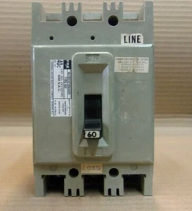 Disyuntor Federal Pacific HEF 3 polos 60 amp 600v HEF631060 - Imagen 1 de 1
