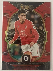 Panini Select EPL 2022/23: No.78 Neco Williams (Nottingham) Terrace Red - Bild 1 von 2