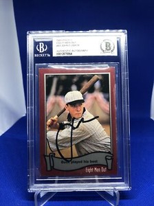 1988 Pacific Eight Men Out John Cusack Buck Weaver Autograph Auto BAS Signed