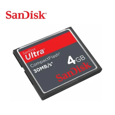 SanDisk Ultra 4GB CompactFlash Karte 30MB/S CF Card SDCFH-004G Memory Card - Bild 1 von 4
