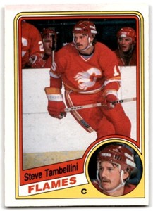1984-85 O-Pee-Chee Steve Tambellini Calgary Flames #237